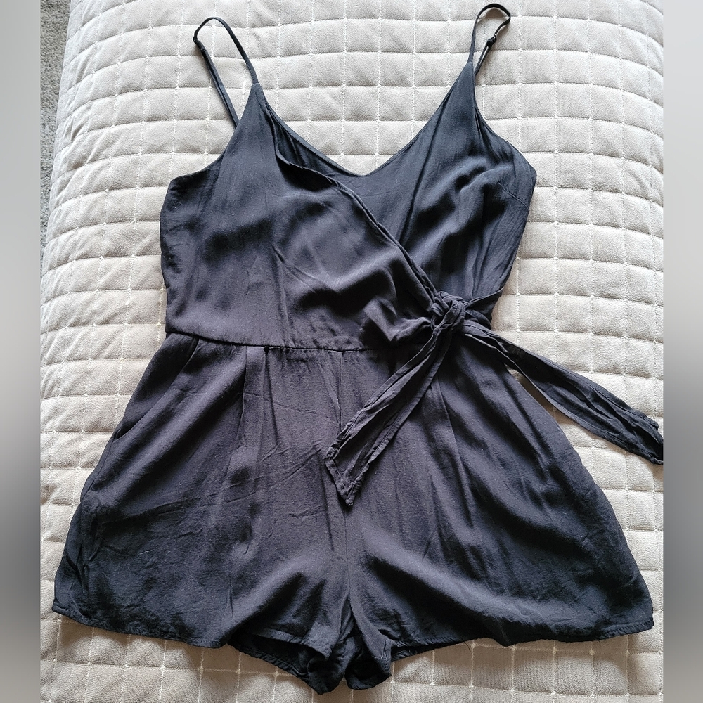 Women's Black Romper